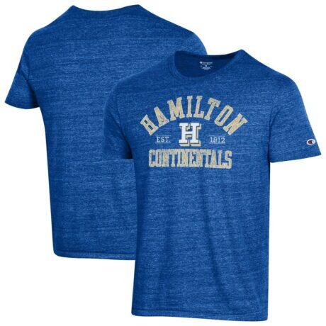 Hamilton Continentals Champion Ultimate Triblend T-Shirt - Blue - Front View