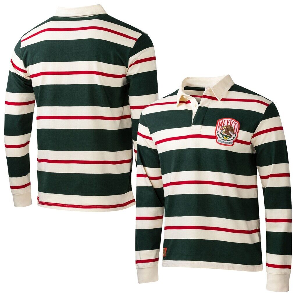 Mexico National Team Sport Design Sweden Golden Eagle Rugger Sweatshirt – Forest Green