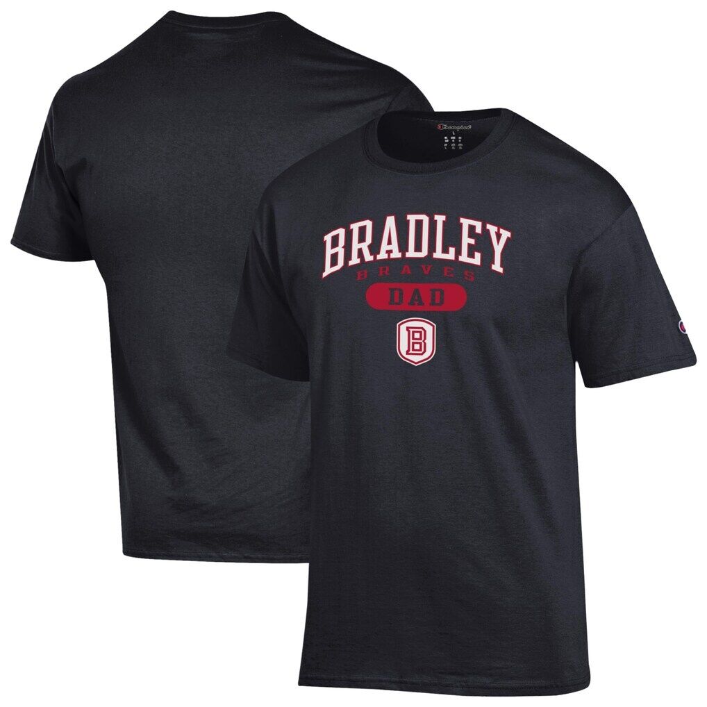 Bradley Braves Champion Dad Pill Box Jersey T-Shirt
