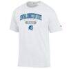 Central Connecticut State Blue Devils Champion Dad Pill Box Jersey T-Shirt - White - Side View