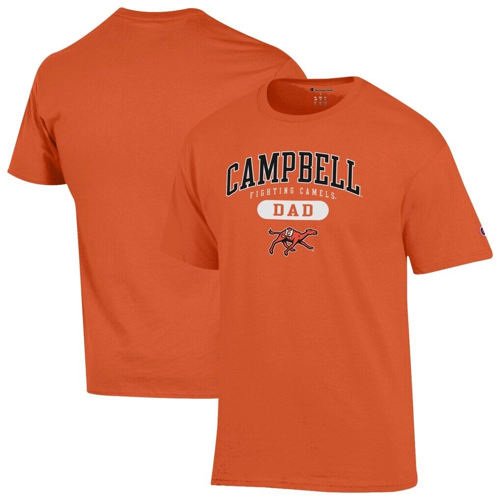 Campbell Fighting Camels Champion Dad Pill Box Jersey T-Shirt