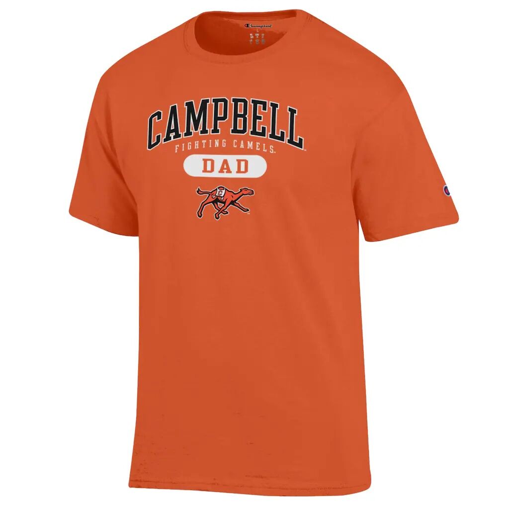 Campbell Fighting Camels Champion Dad Pill Box Jersey T-Shirt