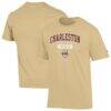 Charleston Cougars Champion Dad Pill Box Jersey T-Shirt - Gold - Front View