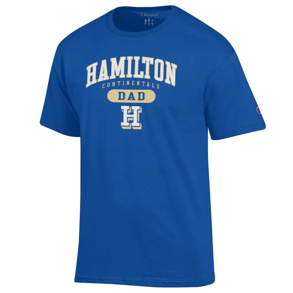 Hamilton Continentals Champion Dad Pill Box Jersey T-Shirt