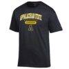 Appalachian State Mountaineers Champion Unisex Grandparent Pill Box Jersey T-Shirt - Black - Side View