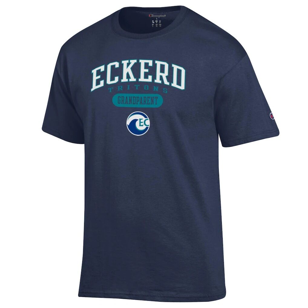 Eckerd Tritons Champion Unisex Grandparent Pill Box Jersey T-Shirt