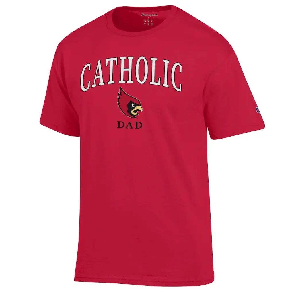 Catholic University Cardinals Champion Arch Dad Jersey T-Shirt