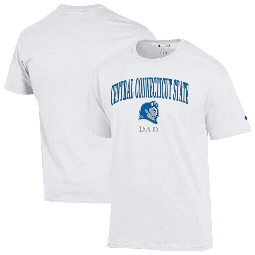 Central Connecticut State Blue Devils Champion Arch Dad Jersey T-Shirt