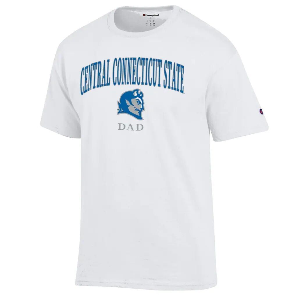 Central Connecticut State Blue Devils Champion Arch Dad Jersey T-Shirt