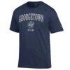 Georgetown Hoyas Champion Arch Dad Jersey T-Shirt - Navy - Side View
