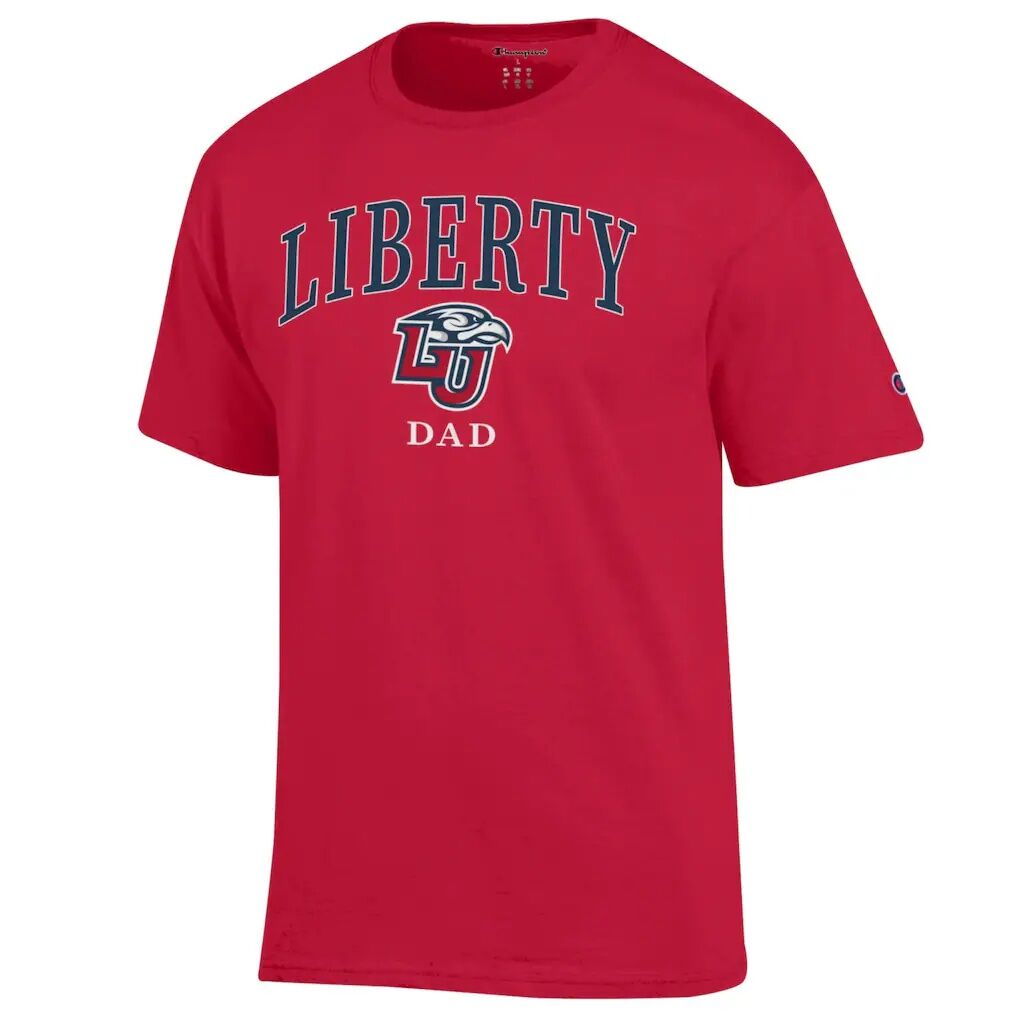 Liberty Flames Champion Arch Dad Jersey T-Shirt