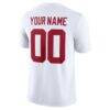 Alabama Crimson Tide Nike Custom Game Jersey - White - Detail View