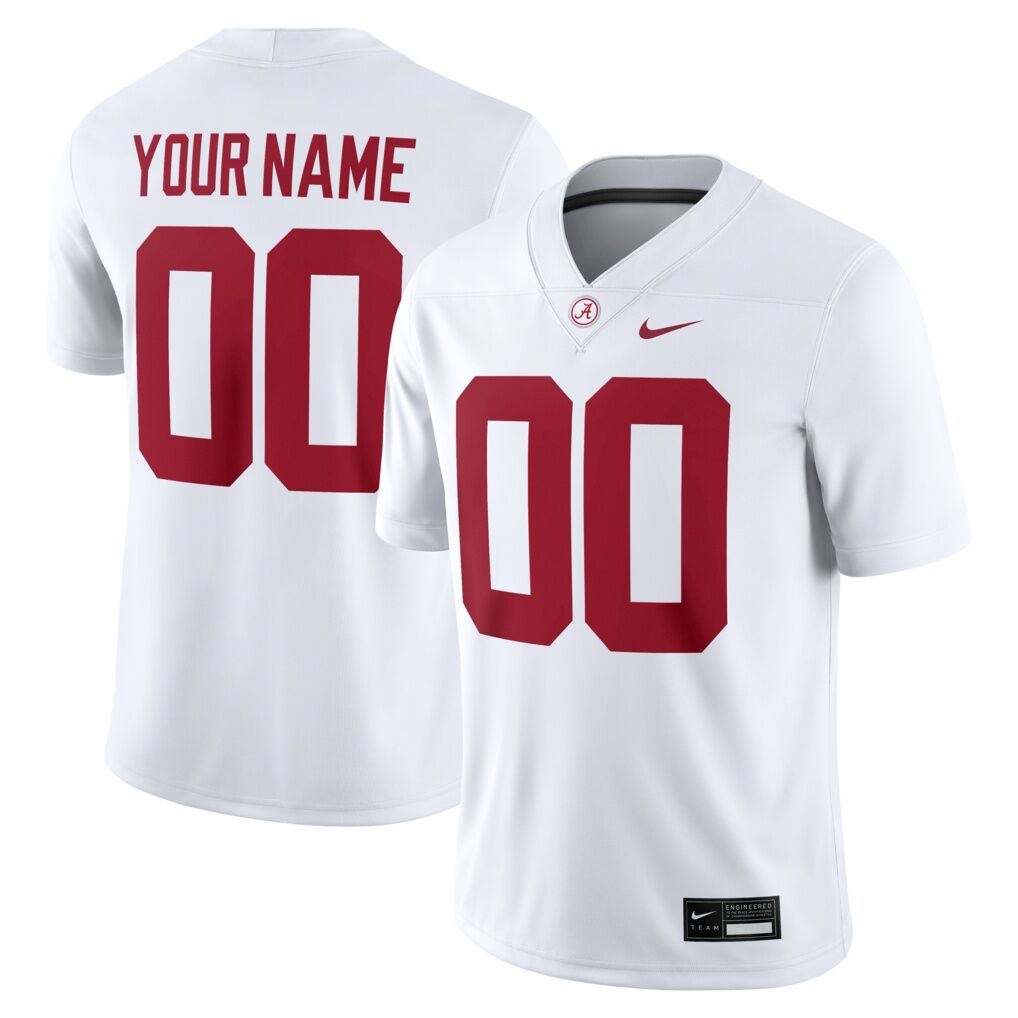 Alabama Crimson Tide Nike Custom Game Jersey