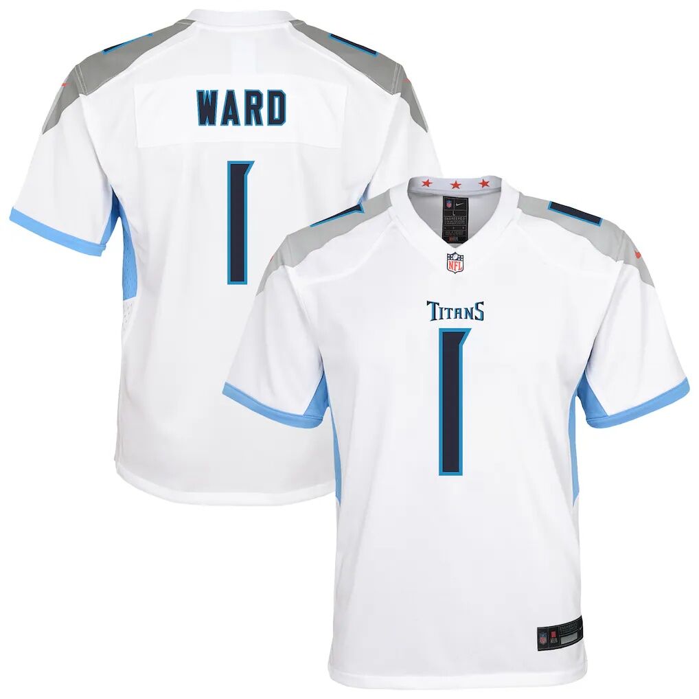 Cameron Ward Tennessee Titans Nike Youth White Game Jersey