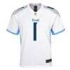 Cameron Ward Tennessee Titans Nike Youth White Game Jersey - White - Side View