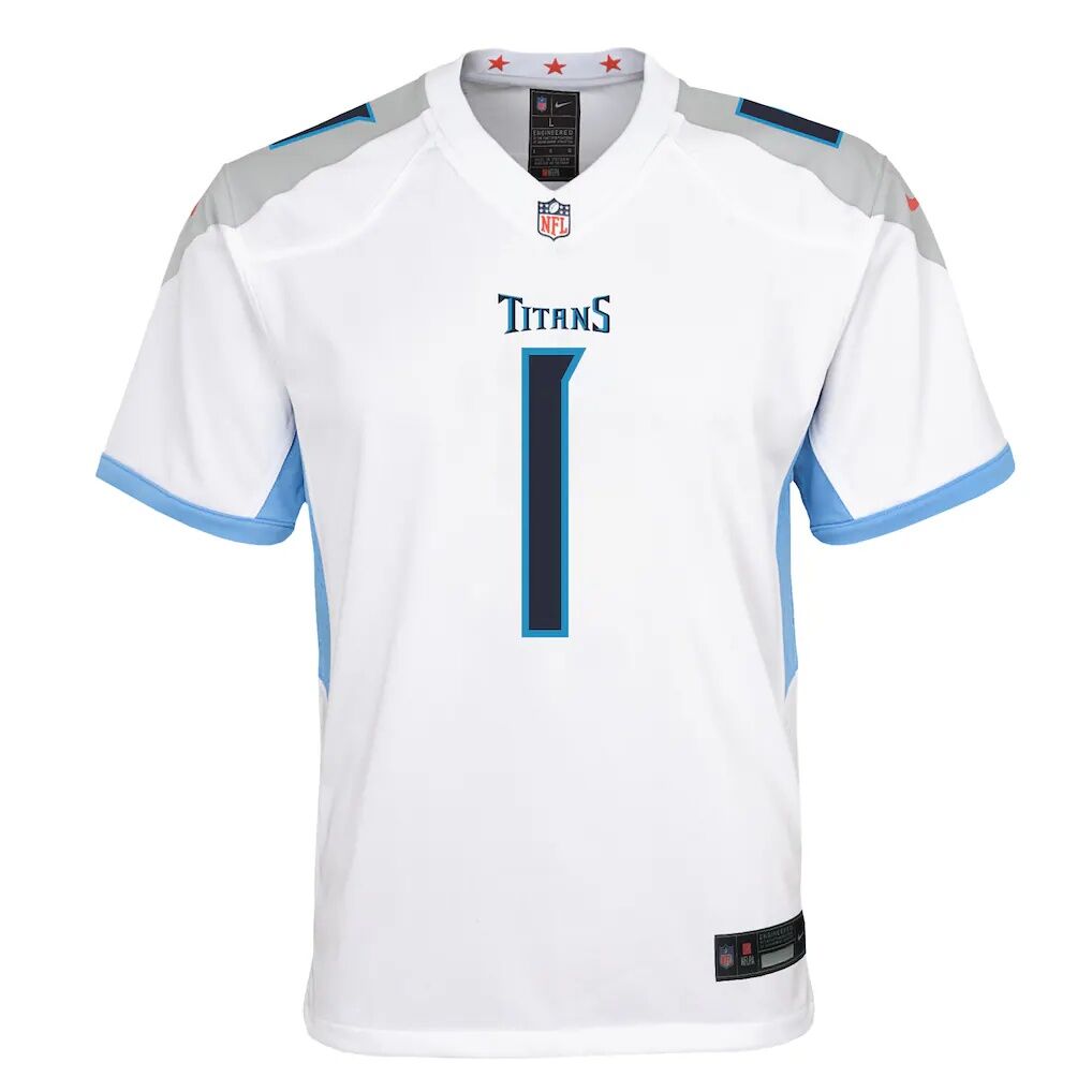 Cameron Ward Tennessee Titans Nike Youth White Game Jersey
