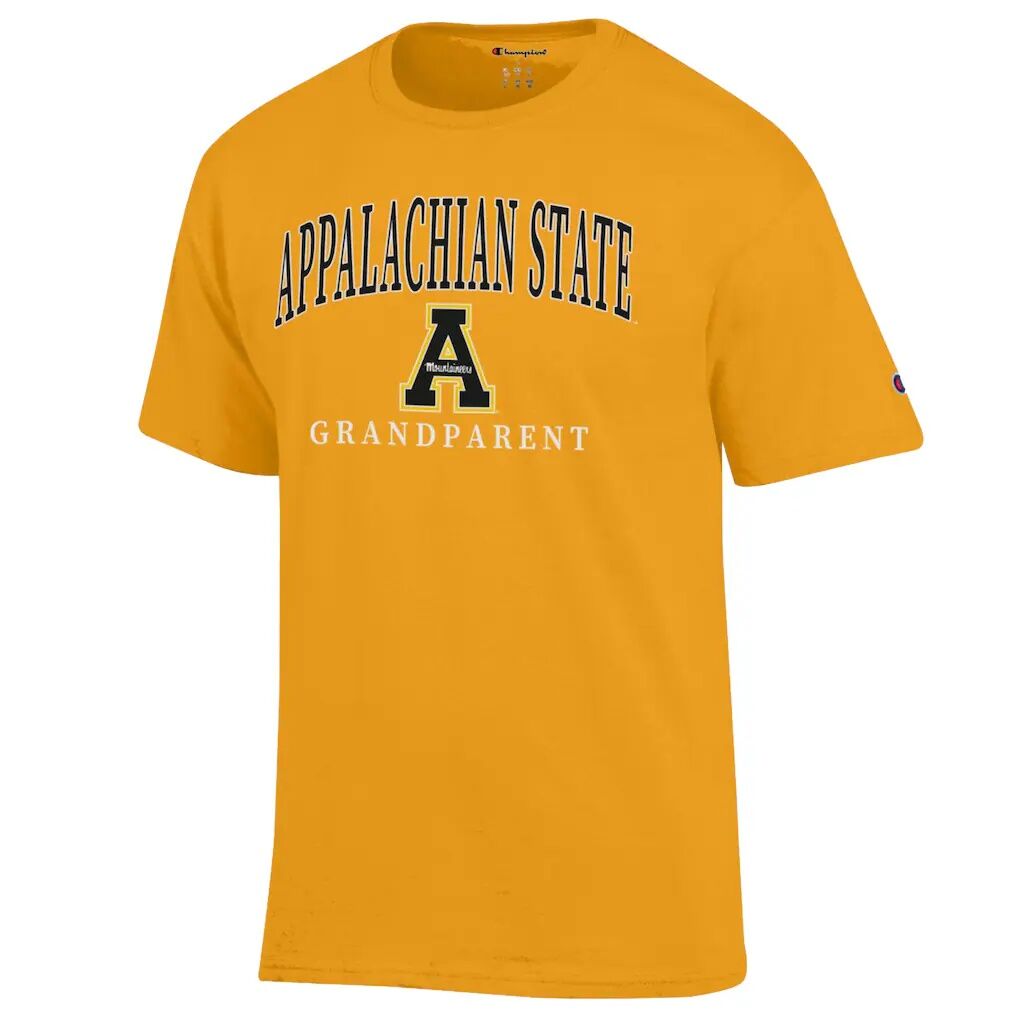 Appalachian State Mountaineers Champion Unisex Arch Grandparent Jersey T-Shirt