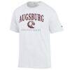 Augsburg Auggies Champion Unisex Arch Grandparent Jersey T-Shirt - White - Side View