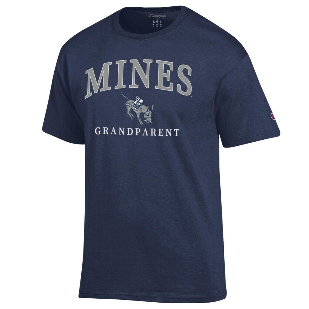 Colorado School of Mines Orediggers Champion Unisex Arch Grandparent Jersey T-Shirt