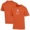 Culinary Institute of America Steels Champion Unisex Arch Jersey T-Shirt - Orange - Front View