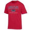 Florida Atlantic Owls Champion Unisex Arch Grandparent Jersey T-Shirt - Red - Side View