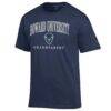 Howard Bison Champion Unisex Arch Grandparent Jersey T-Shirt - Navy - Side View