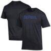 DePaul Blue Demons Champion Unisex Arch Jersey T-Shirt - Black - Front View