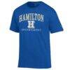 Hamilton Continentals Champion Unisex Arch Grandparent Jersey T-Shirt - Blue - Side View
