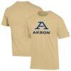 Akron Zips Champion Unisex Arch Jersey T-Shirt - Gold - Front View