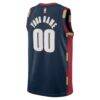 Cleveland Cavaliers Nike Unisex Swingman Custom Jersey - Navy - Detail View