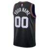 Phoenix Suns Jordan Brand Unisex Swingman Custom Jersey - Black - Detail View