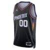 Phoenix Suns Jordan Brand Unisex Swingman Custom Jersey - Black - Side View