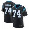 Jake Curhan Carolina Panthers Nike Team Game Jersey - Black - Front View