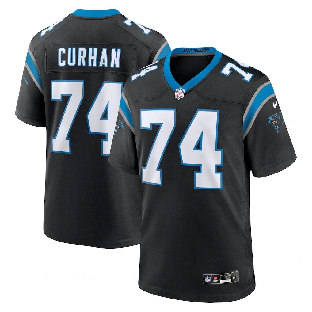 Jake Curhan Carolina Panthers Nike Team Game Jersey