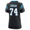 Jake Curhan Carolina Panthers Nike Women's Team Game Jersey - Black - Detail View