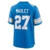 Arthur Maulet Detroit Lions Nike Team Game Jersey - Blue - Detail View