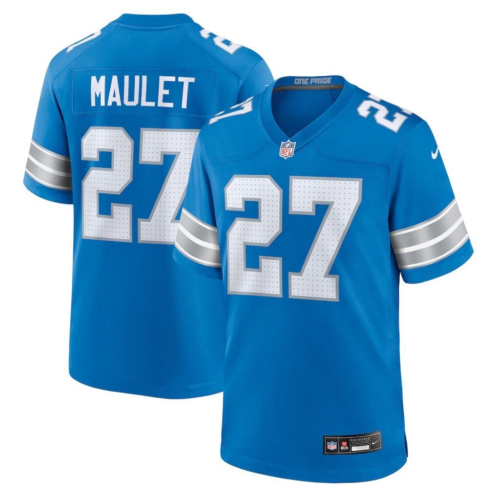 Arthur Maulet Detroit Lions Nike Team Game Jersey