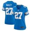 Arthur Maulet Detroit Lions Nike Women's Team Game Jersey - Blue - Front View