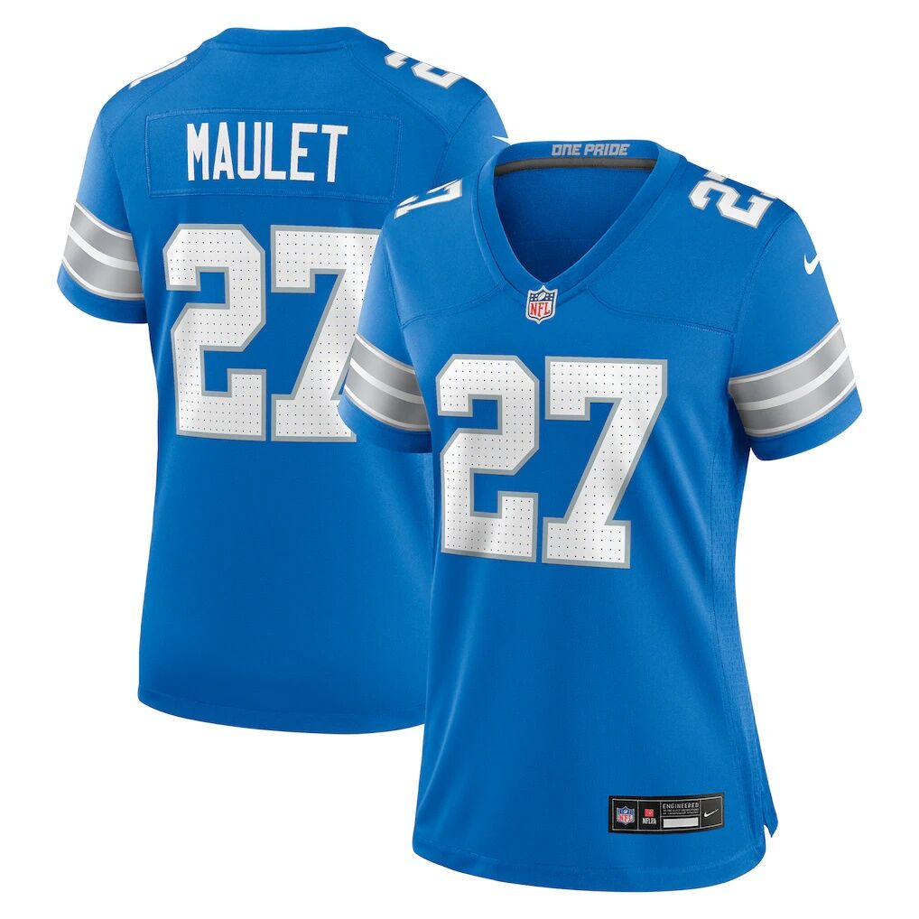 Arthur Maulet Detroit Lions Nike Women's Team Game Jersey