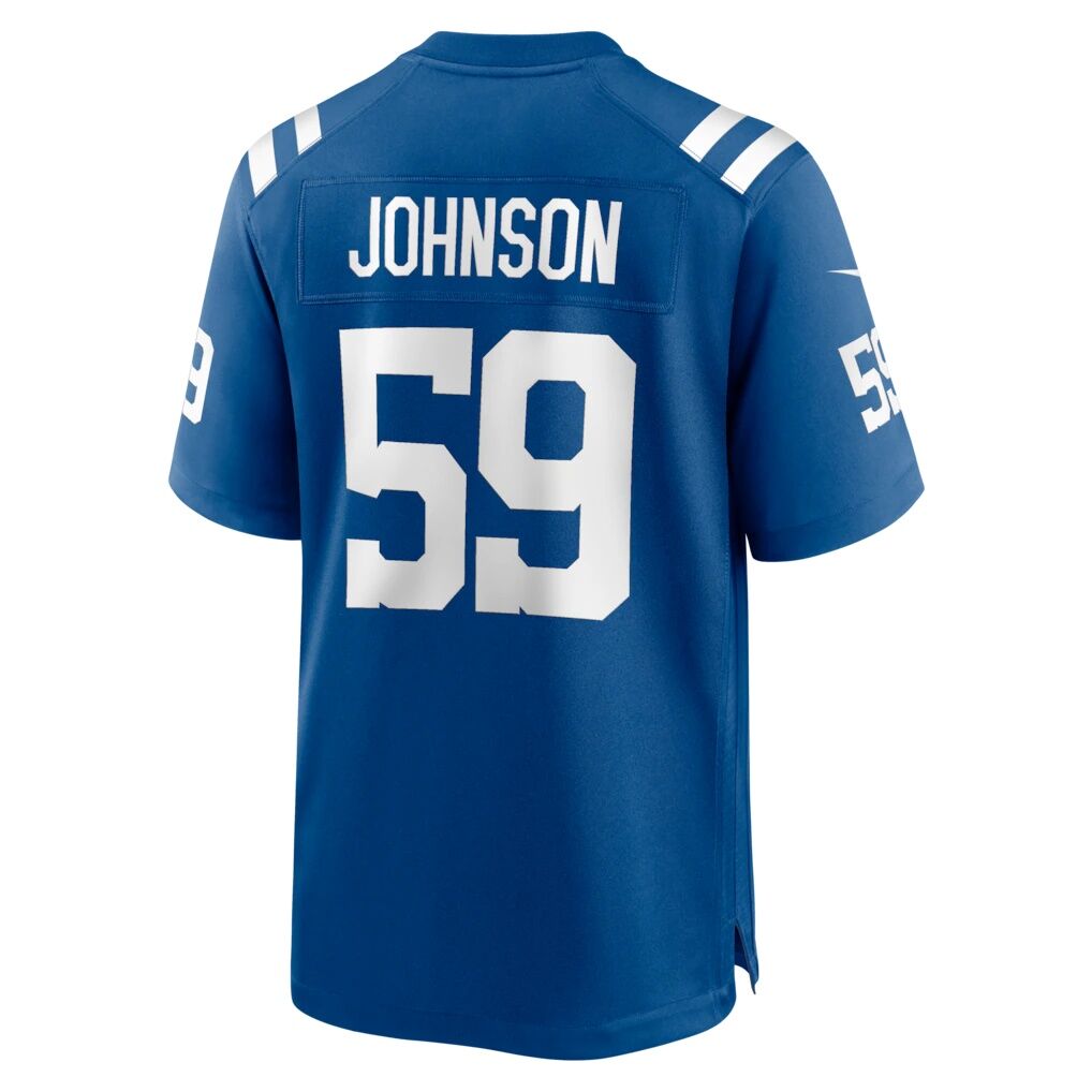 Buddy Johnson Indianapolis Colts Nike Team Game Jersey -  Royal