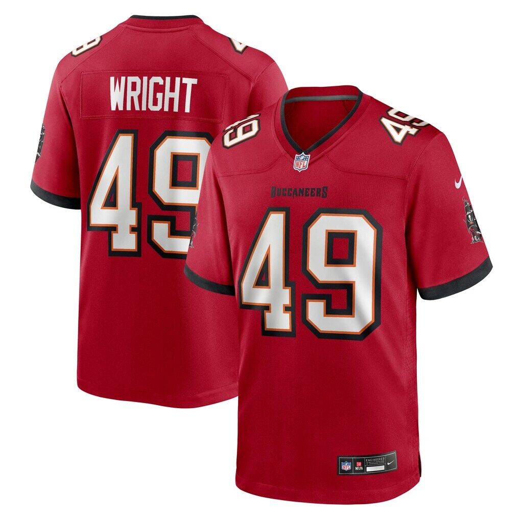 Owen Wright Tampa Bay Buccaneers Nike Team  Game Jersey
