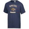 Drexel Dragons ComfortWash Banner T-Shirt - Navy - Side View