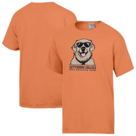 Gettysburg Bullets ComfortWash Dog T-Shirt - Orange - Front View