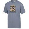 Appalachian State Mountaineers ComfortWash Dog T-Shirt - Gray - Side View
