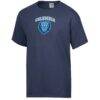 Columbia University ComfortWash Flag T-Shirt - Navy - Side View