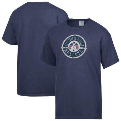 Gettysburg Bullets ComfortWash Flag T-Shirt - Navy - Front View