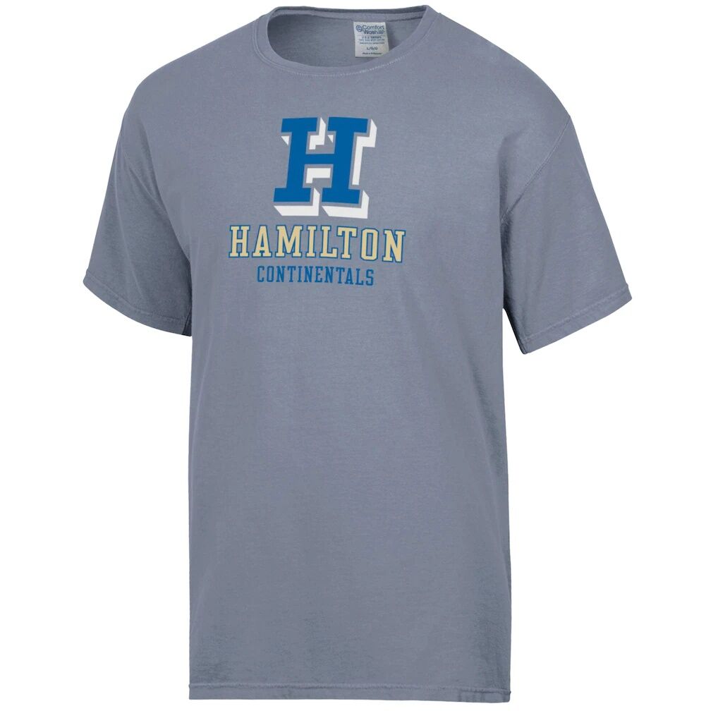 Hamilton Continentals ComfortWash Logo Over Stacked T-Shirt