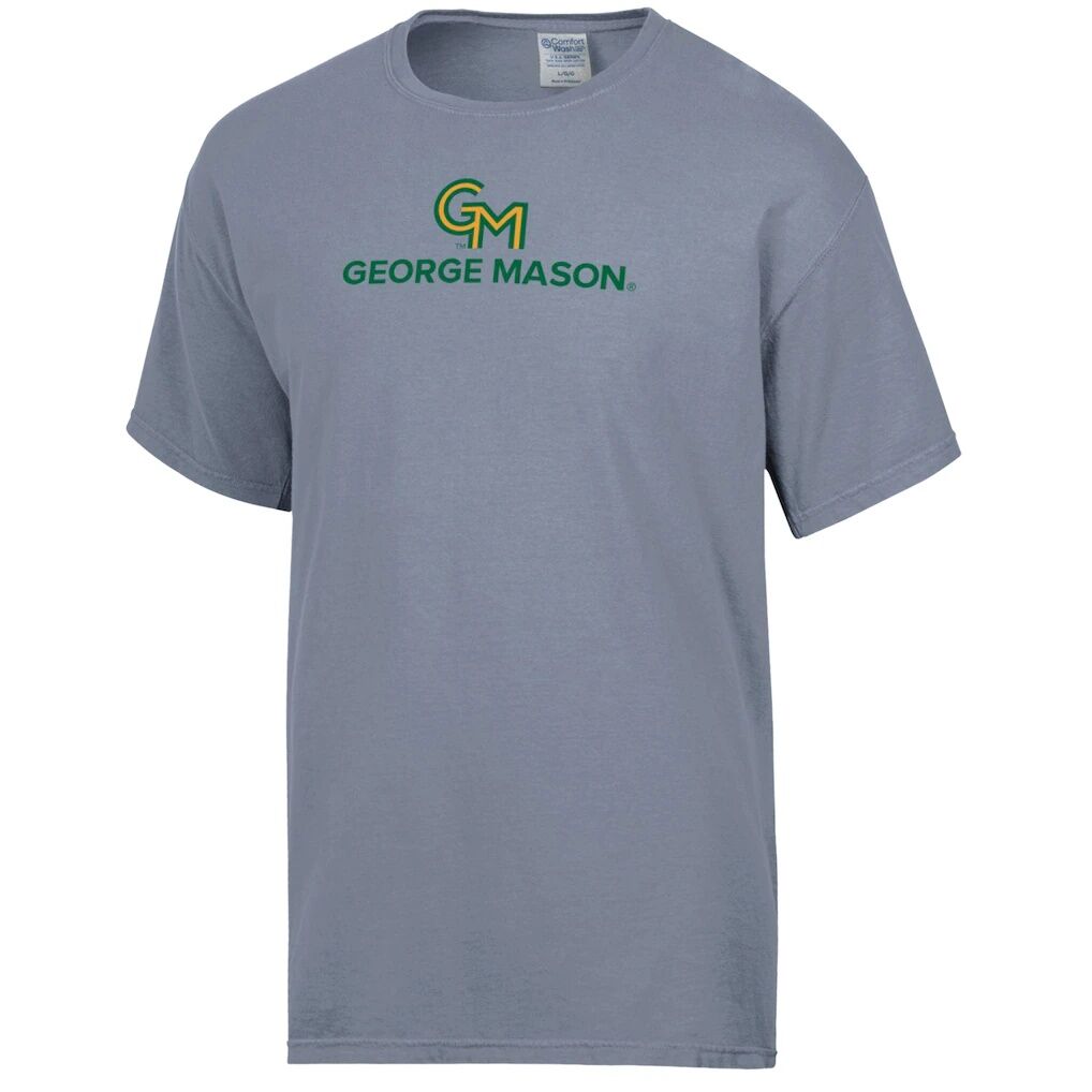 George Mason Patriots ComfortWash Logo Over Stacked T-Shirt