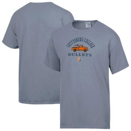 Gettysburg Bullets ComfortWash Truck T-Shirt - Gray - Front View