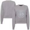 Nashville Predators Levelwear Women's Slate & Snow Sponge Tri-Blend Sweatshirt - Gray - Front View